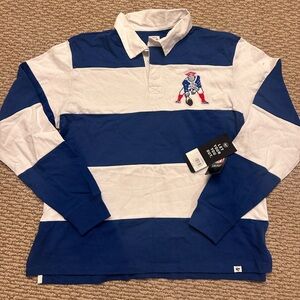 *NWT* New England Patriots ‘47 Rugby Long Sleeved Shirt Men’s Medium